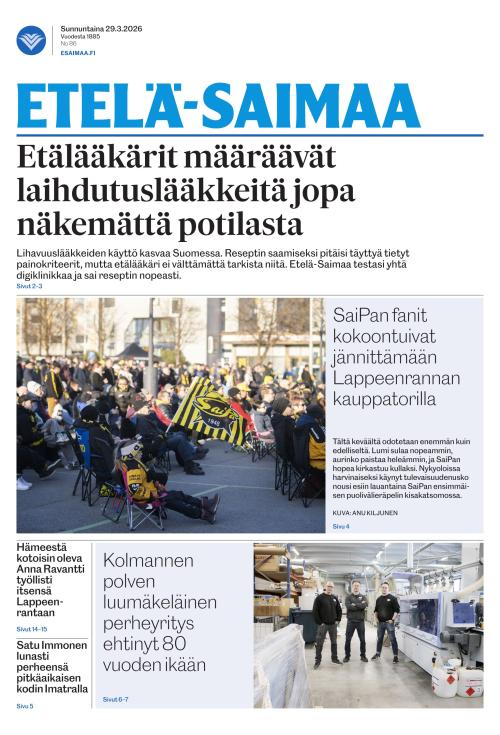 Etelä-Saimaa 29.3.2026