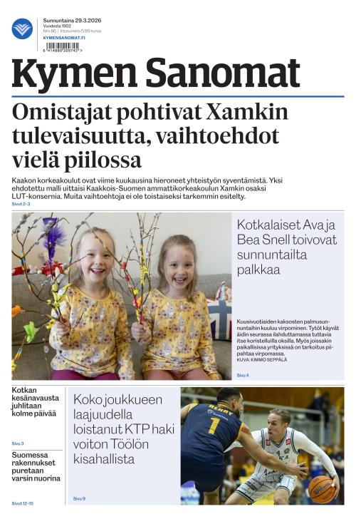 Kymen Sanomat 29.3.2026