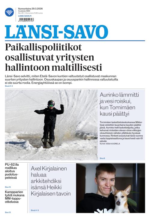 Länsi-Savo 29.3.2026