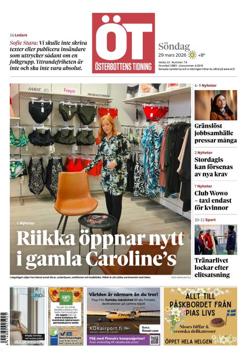 Österbottens Tidning 29.3.2026