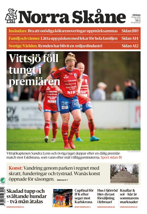 Norra Skåne 29.3.2026