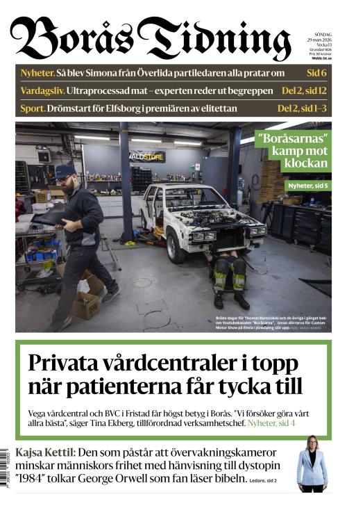 Borås Tidning 29.3.2026