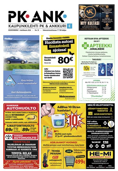 Kaupunkilehti Ankkuri 1.4.2026