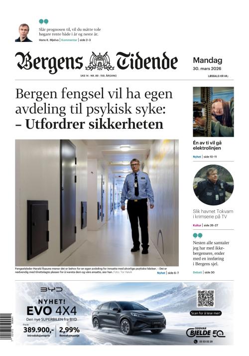 Bergens Tidende 30.3.2026