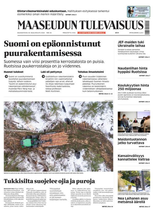 Maaseudun Tulevaisuus 30.3.2026
