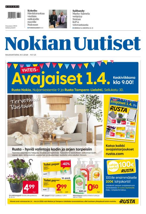 Nokian Uutiset 30.3.2026