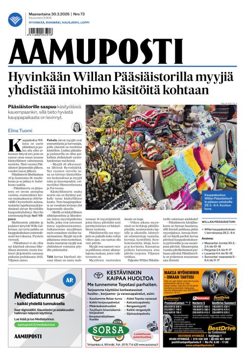 Aamuposti 30.3.2026