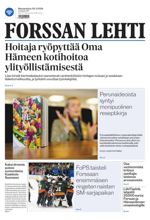 Forssan Lehti 30.3.2026