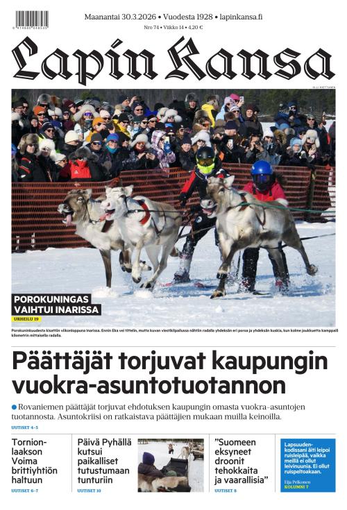 Lapin Kansa 30.3.2026