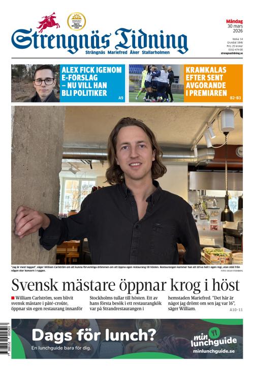 Strengnäs Tidning 30.3.2026