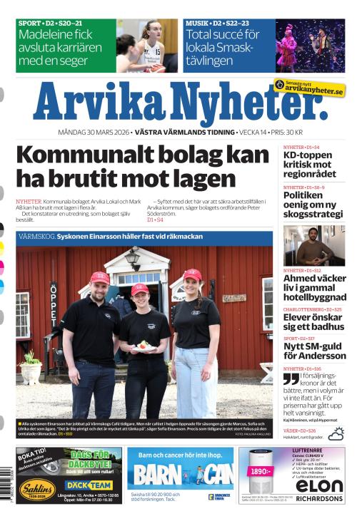 Arvika Nyheter 30.3.2026