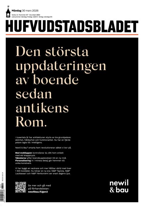 Hufvudstadsbladet 30.3.2026