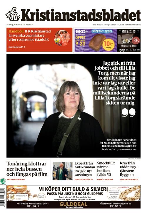 Kristianstadsbladet 30.3.2026