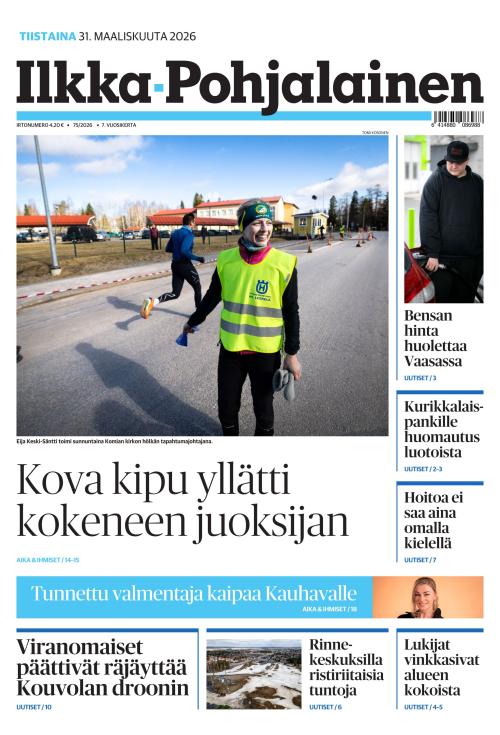 Ilkka-Pohjalainen 31.3.2026