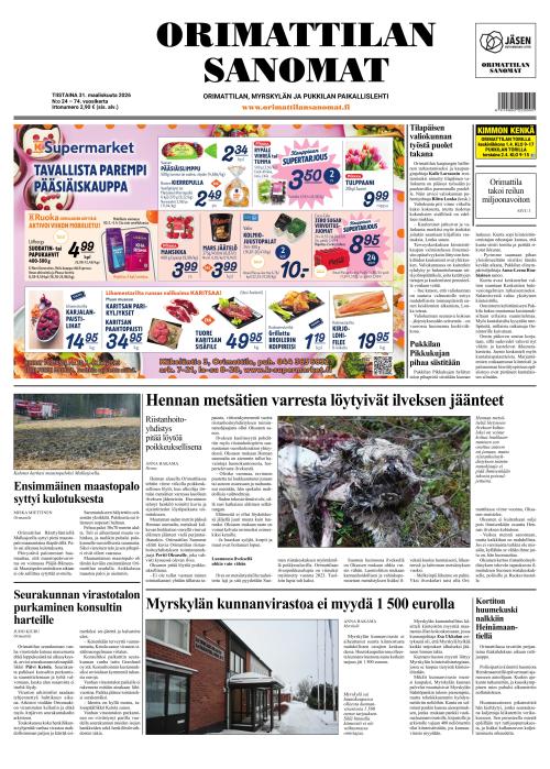 Orimattilan Sanomat 31.3.2026