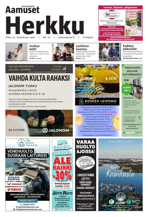 Aamuset 31.3.2026