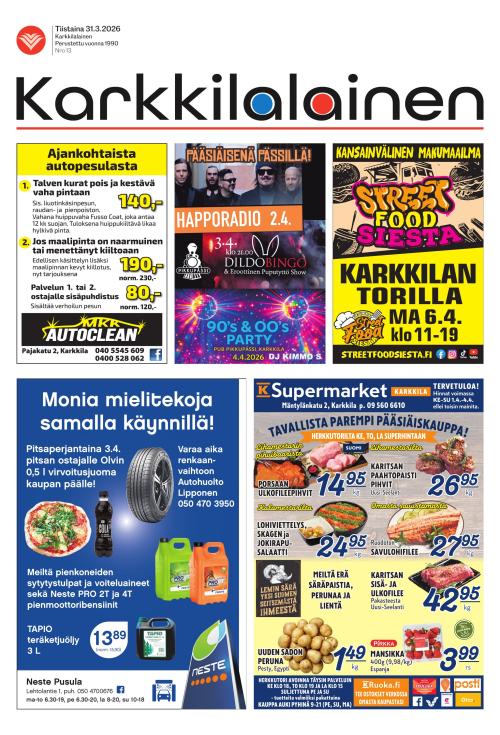 Karkkilalainen 31.3.2026