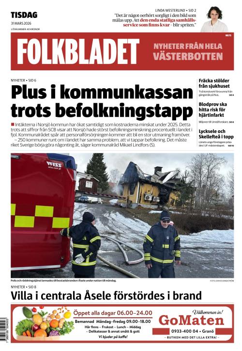 Folkbladet (Västerbotten) (SE) 31.3.2026
