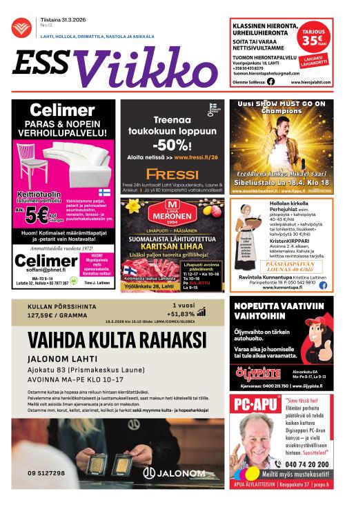 ESS Viikko 31.3.2026