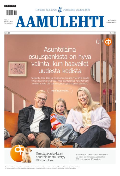 Aamulehti 31.3.2026