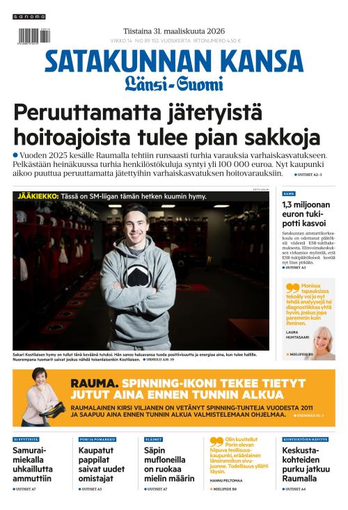 Satakunnan Kansa Länsi-Suomi 31.3.2026