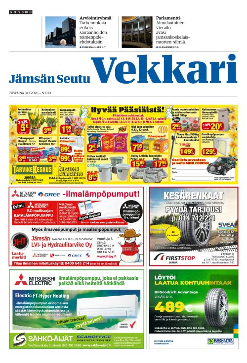 Jämsän Seutu ja Vekkari 31.3.2026