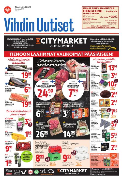 Vihdin uutiset 31.3.2026