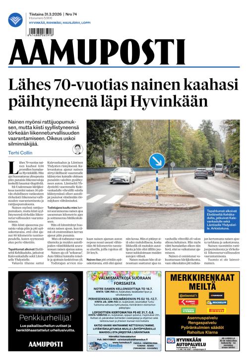 Aamuposti 31.3.2026