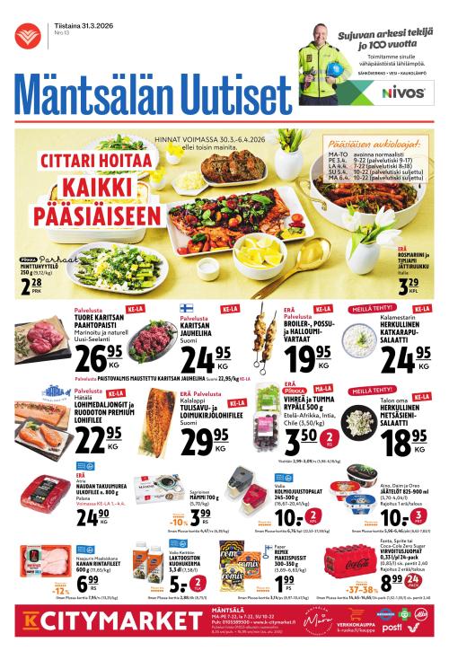 Mäntsälän Uutiset 31.3.2026