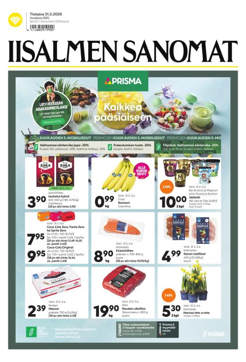 Iisalmen Sanomat 31.3.2026
