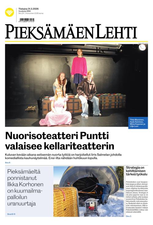 Pieksämäen lehti 31.3.2026