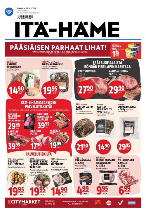 Itä-Häme 31.3.2026