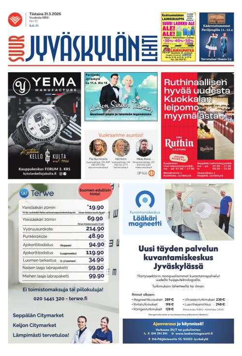 Suur-Jyväskylän Lehti 31.3.2026