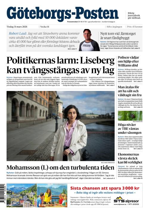 Göteborgs-Posten 31.3.2026
