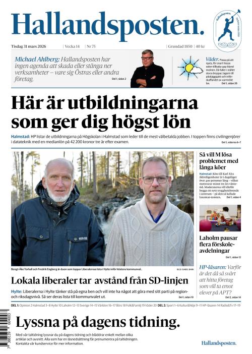 Hallandsposten 31.3.2026