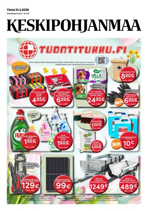 Keskipohjanmaa 31.3.2026