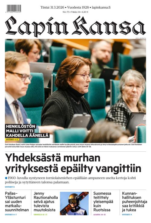 Lapin Kansa 31.3.2026