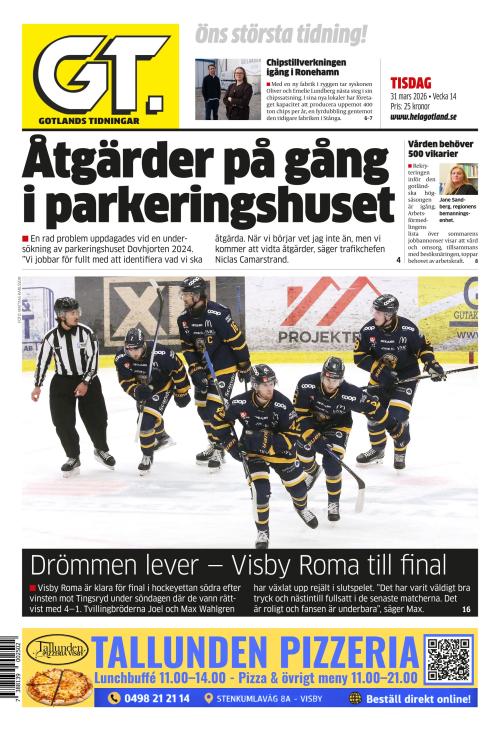 Gotlands Tidningar 31.3.2026