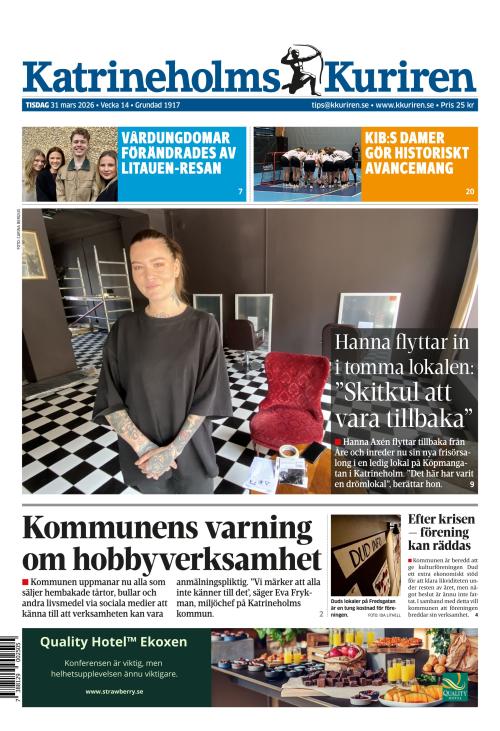 Katrineholms-Kuriren 31.3.2026