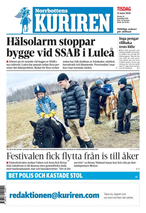 Norrbottens-kuriren 31.3.2026