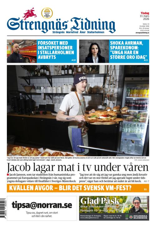 Strengnäs Tidning 31.3.2026