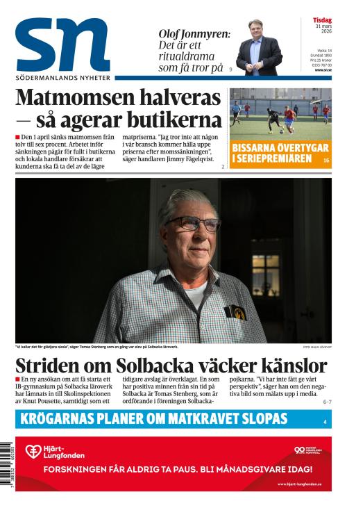 Södermanlands Nyheter 31.3.2026