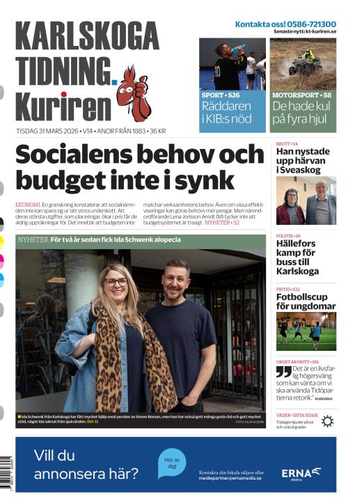 Karlskoga Tidning-Kuriren 31.3.2026