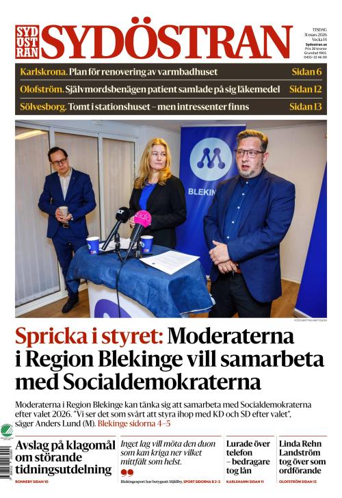 Sydöstran 31.3.2026