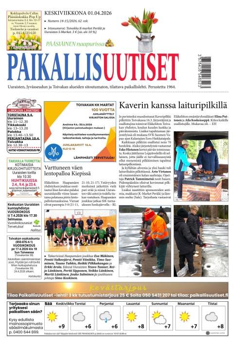 PaikallisUutiset 1.4.2026