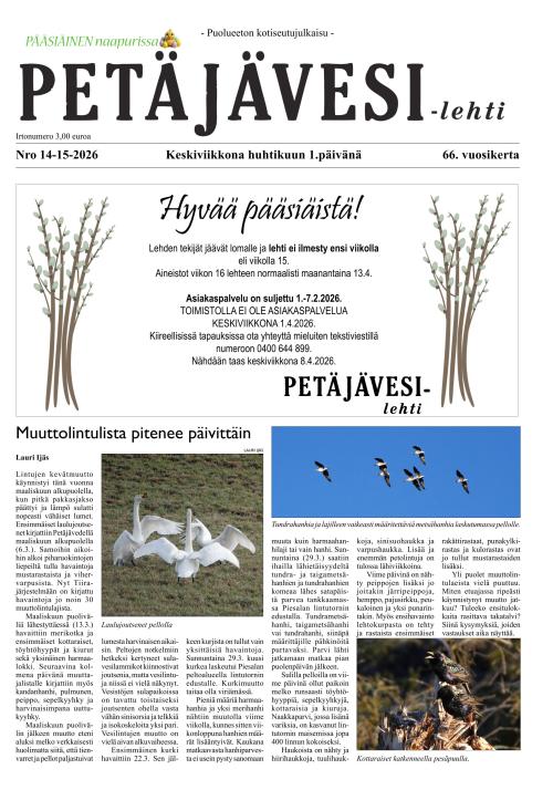 Petäjävesi 1.4.2026