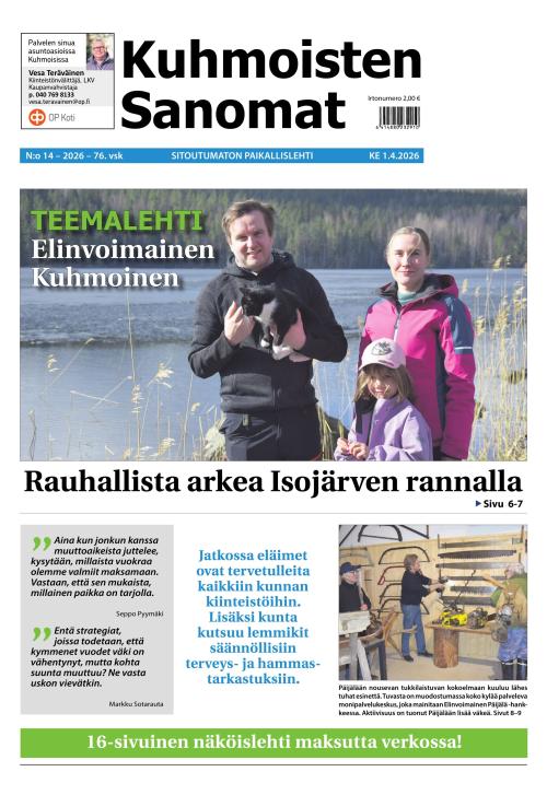 Kuhmoisten Sanomat 14/2026