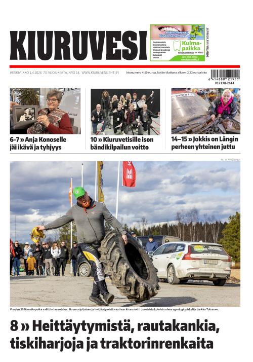 Kiuruvesi-lehti 1.4.2026