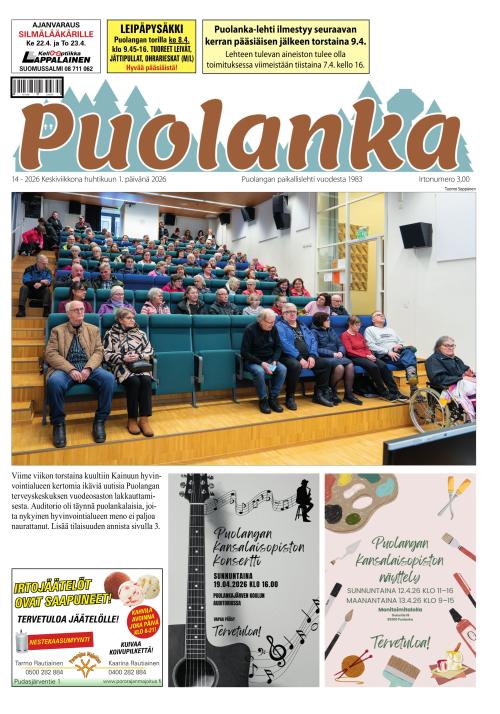 Puolanka-lehti 1.4.2026