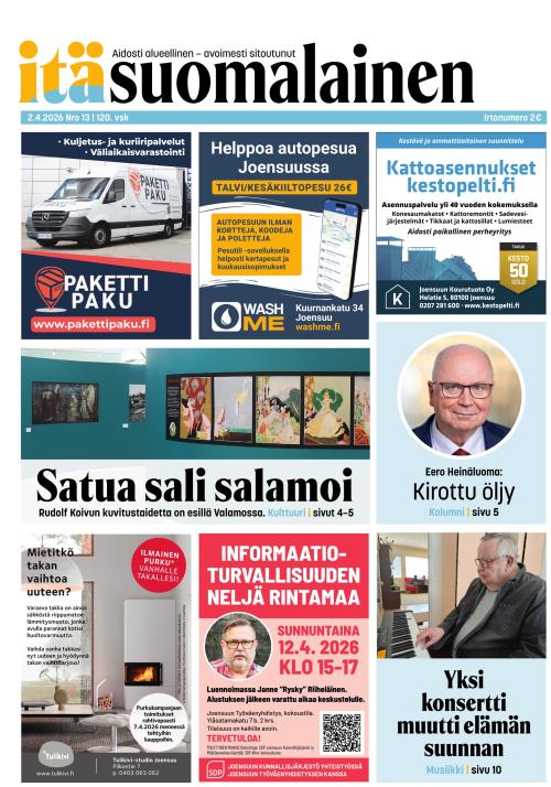 Itäsuomalainen 2.4.2026